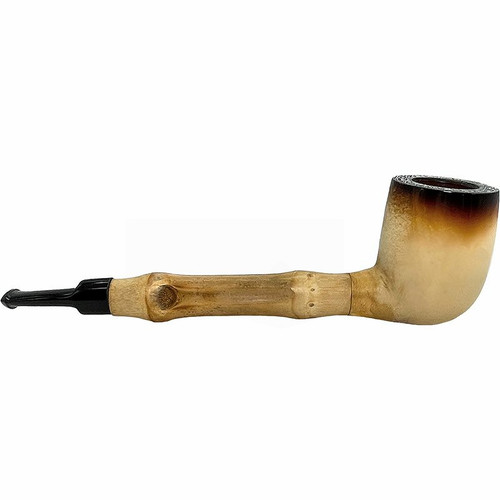 Huntsman Billiard African Block Meerschaum Pipe | Royal Meerschaum