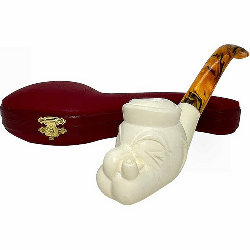 Deluxe Popeye the Sailor Man Meerschaum Pipe Deluxe Popeye the Sailor Man Meerschaum Pipe