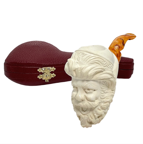 Deluxe Laughing Santa Claus Meerschaum Pipe Deluxe Laughing Santa Claus Meerschaum Pipe