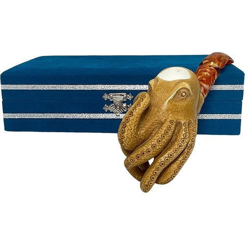 Special Pre-Colored Octopus Meerschaum Pipe Special Pre-Colored Octopus Meerschaum Pipe