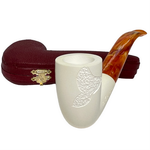 Deluxe Signed Govem Smooth Tall Meerschaum Pipe Deluxe Signed Govem Smooth Tall Meerschaum Pipe