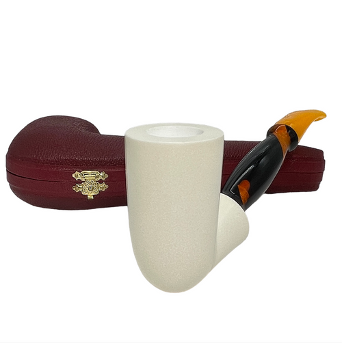 Special Smooth Double Stem Meerschaum Pipe Special Smooth Double Stem Meerschaum Pipe