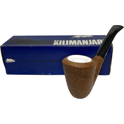 Meerschaum Lined African Pipewood Dublin Pipe Meerschaum Lined African Pipewood Dublin Pipe