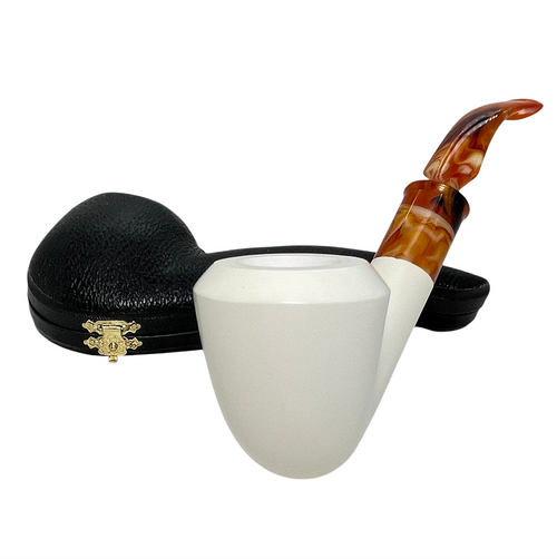 Special 9mm Smooth Dublin Meerschaum Pipe Special 9mm Smooth Dublin Meerschaum Pipe