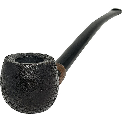 Dark Rustic Apple Italian Briar Churchwarden Pipe Dark Rustic Apple Italian Briar Churchwarden Pipe