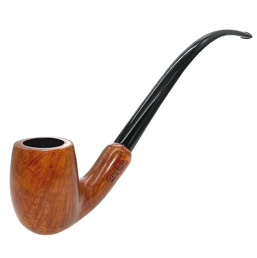 Light Brown Bent Italian Briar Churchwarden Pipe Light Brown Bent Italian Briar Churchwarden Pipe