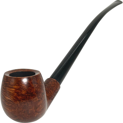 Brown Apple Italian Churchwarden Briar Pipe Brown Apple Italian Churchwarden Briar Pipe