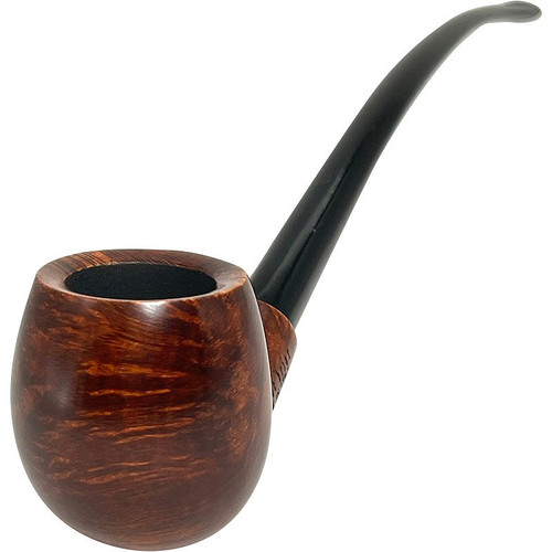 Smooth Polished Brown Italian Briar Churchwarden Pipe Smooth Polished Brown Italian Briar Churchwarden Pipe