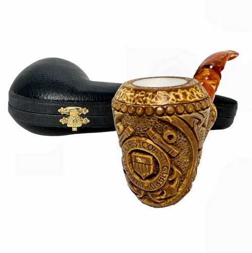 US Coast Guard Pre-colored Govem Meerschaum Pipe