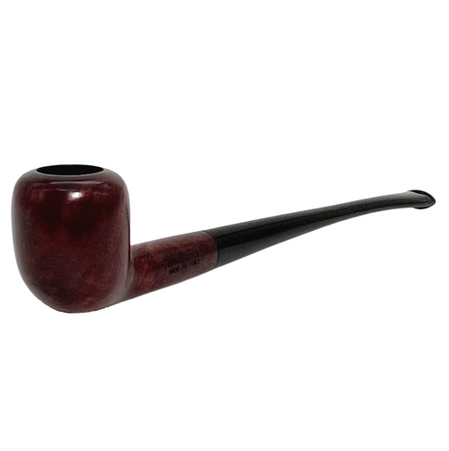 Small Red Straight Churchwarden Italian Briar Pipe Small Red Straight Churchwarden Italian Briar Pipe