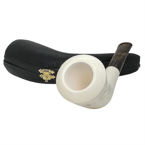 Special Smooth 9mm Horn Meerschaum Pipe Special Smooth 9mm Horn Meerschaum Pipe