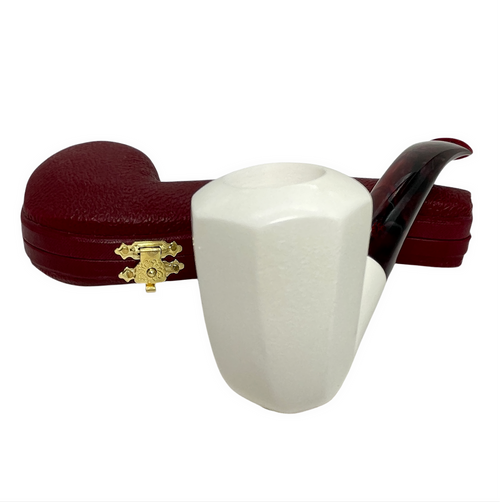 Smooth Octagon Arasta Meerschaum Pipe Smooth Octagon Arasta Meerschaum Pipe