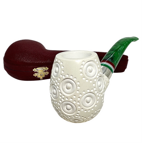 Special Arasta Lattice Sterling Silver Band Meerschaum Pipe Special Arasta Lattice Sterling Silver Band Meerschaum Pipe