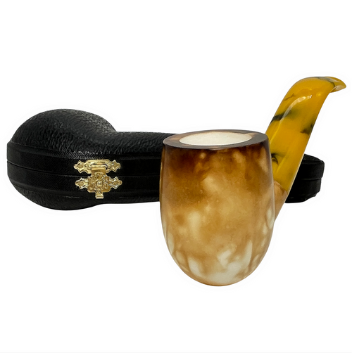 Deluxe Calcined Lee Van Cleef Meerschaum Pipe Deluxe Calcined Lee Van Cleef Meerschaum Pipe