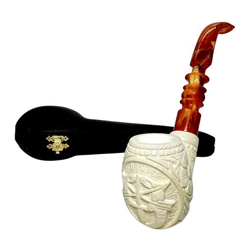 US Army Green Beret Emblem Govem Meerschaum Pipe US Army Green Beret Emblem Govem Meerschaum Pipe