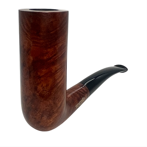 Torino Tower Smooth Quarter Bent Italian Briar Pipe Torino Tower Smooth Quarter Bent Italian Briar Pipe