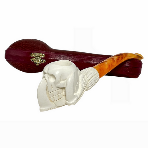 Claw Holding Skull Meerschaum Pipe Claw Holding Skull Meerschaum Pipe