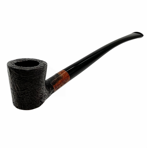 Small Rustic Sitting Churchwarden Italian Briar Pipe Small Rustic Sitting Churchwarden Italian Briar Pipe