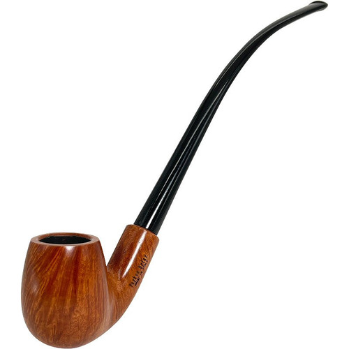 Orange Grain Italian Briar Churchwarden Pipe Orange Grain Italian Briar Churchwarden Pipe