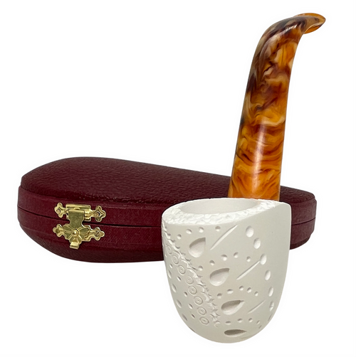 Govem Signed Meerschaum Pocket Pipe Govem Signed Meerschaum Pocket Pipe