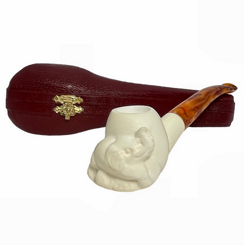 Signed M. Ali Elephant Meerschaum Pipe Signed M. Ali Elephant Meerschaum Pipe