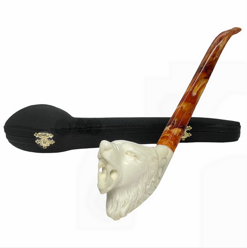 Signed A. Govem Wolf Churchwarden Pipe Signed A. Govem Wolf Churchwarden Pipe