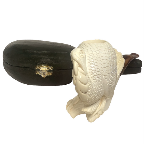 Bekler Signed Sitting Turkey Meerschaum Pipe Bekler Signed Sitting Turkey Meerschaum Pipe