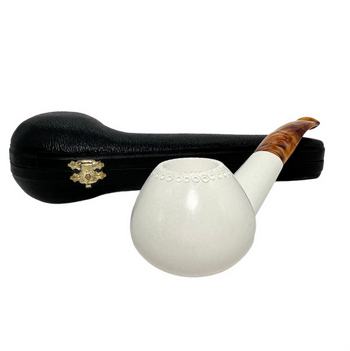 Special Smooth Brandy Oval Shank Meerschaum Pipe Special Smooth Brandy Oval Shank Meerschaum Pipe