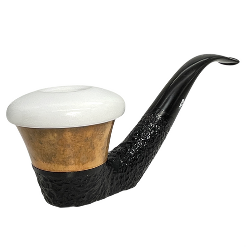 Calabash African Gourd Wood Meerschaum Pipe - Medium Calabash African Gourd Wood Meerschaum Pipe - Medium