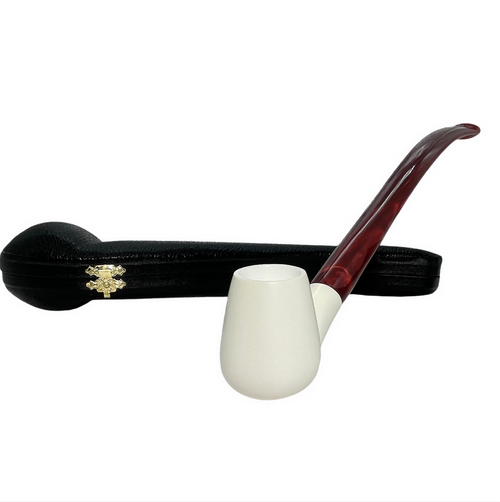 Smooth Brandy Churchwarden Meerschaum Pipe Smooth Brandy Churchwarden Meerschaum Pipe