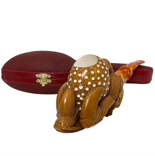 Special Pre-colored Signed Kenan Claw Meerschaum Pipe Special Pre-colored Signed Kenan Claw Meerschaum Pipe