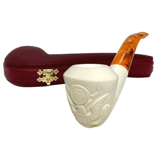 US Great Seal Signed Govem Dublin Meerschaum Pipe US Great Seal Signed Govem Dublin Meerschaum Pipe