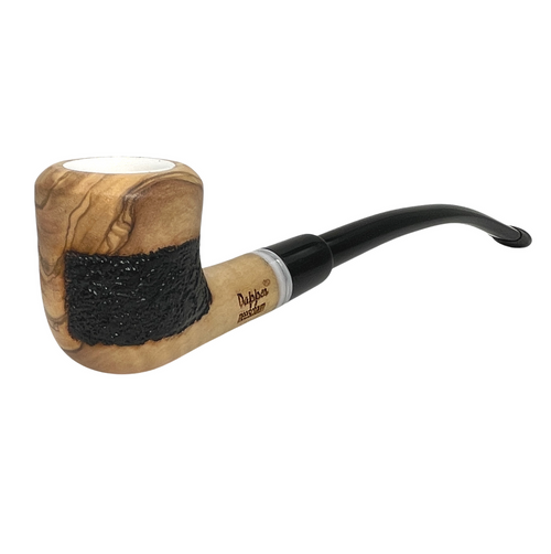 9mm Meerschaum Lined Olive Wood Churchwarden Pipe 9mm Meerschaum Lined Olive Wood Churchwarden Pipe
