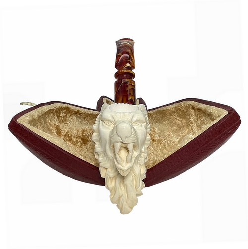 Tiger Oom Paul Style Meerschaum Pipe | Royal Meerschaum Pipes