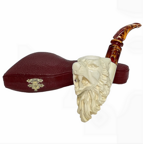 Tiger Oom Paul Style Meerschaum Pipe