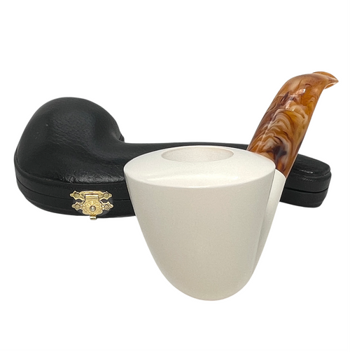 Special Dublin Oval Shank Meerschaum Pipe Special Dublin Oval Shank Meerschaum Pipe