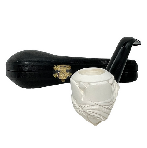 Tulip Full Bent Stem Meerschaum Pipe Tulip Full Bent Stem Meerschaum Pipe