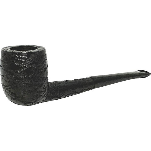 Vintage El Morjane El Kala Rusticated Black Algerian Briar Pipe