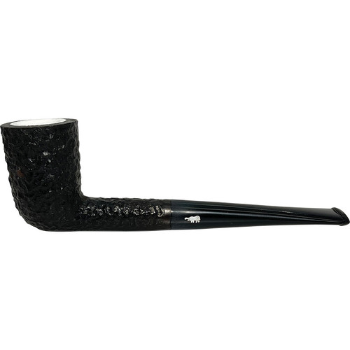 Kiko Rustic Straight African Wood Meerschaum-Lined Pipe | Royal