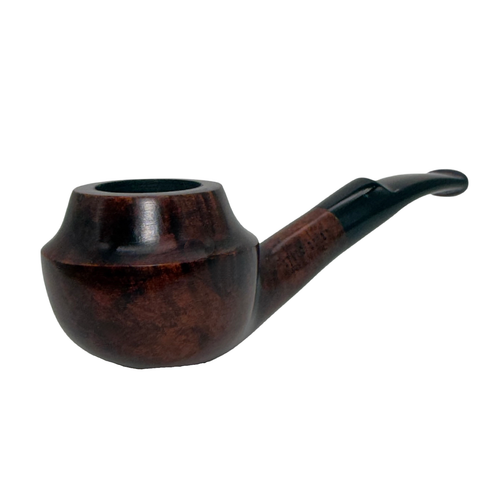 Small Rhodesian Brown-Stained Italian Briar Pipe