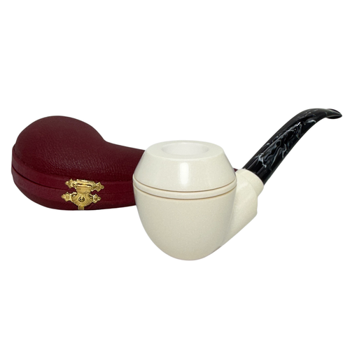 Arasta Marbled Rhodesian Meerschaum Pipe