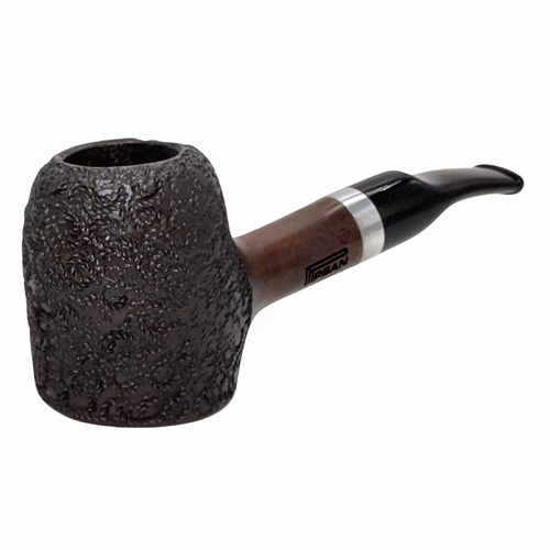 Pipsan Poker 9mm Silver Band Cherrywood Pipe