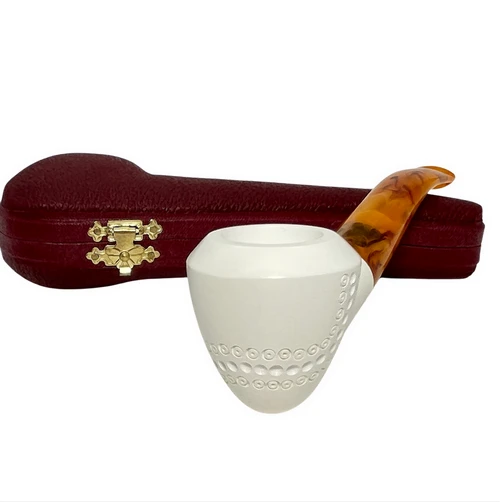 Deluxe 9mm Compact Dublin Meerschaum Pipe
