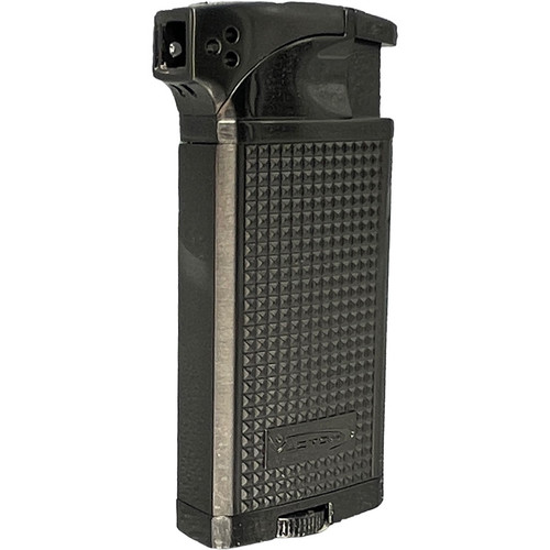 Vector KGM Duke Dual Soft Flame Pipe & Torch Cigar Lighter - Gunmetal