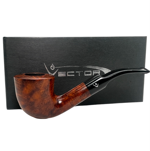 Vector KGM Mahogany Bent Dublin Briar Pipe