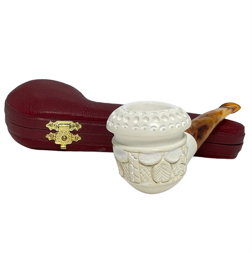 Topkapi Lattice Rim Calabash Meerschaum Pipe