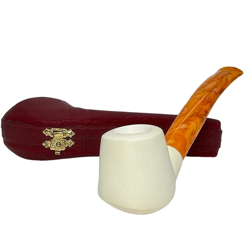 Smooth Volcano Meerschaum Pipe