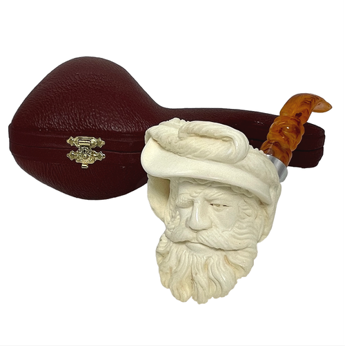 Special Pirate Silver Band Meerschaum Pipe