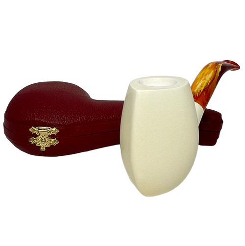 Special Smooth Ship's Prow Meerschaum Pipe