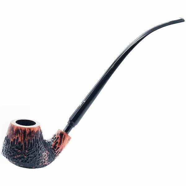 Nording Viking Rustic Volcano Churchwarden Briar Pipe | Briar